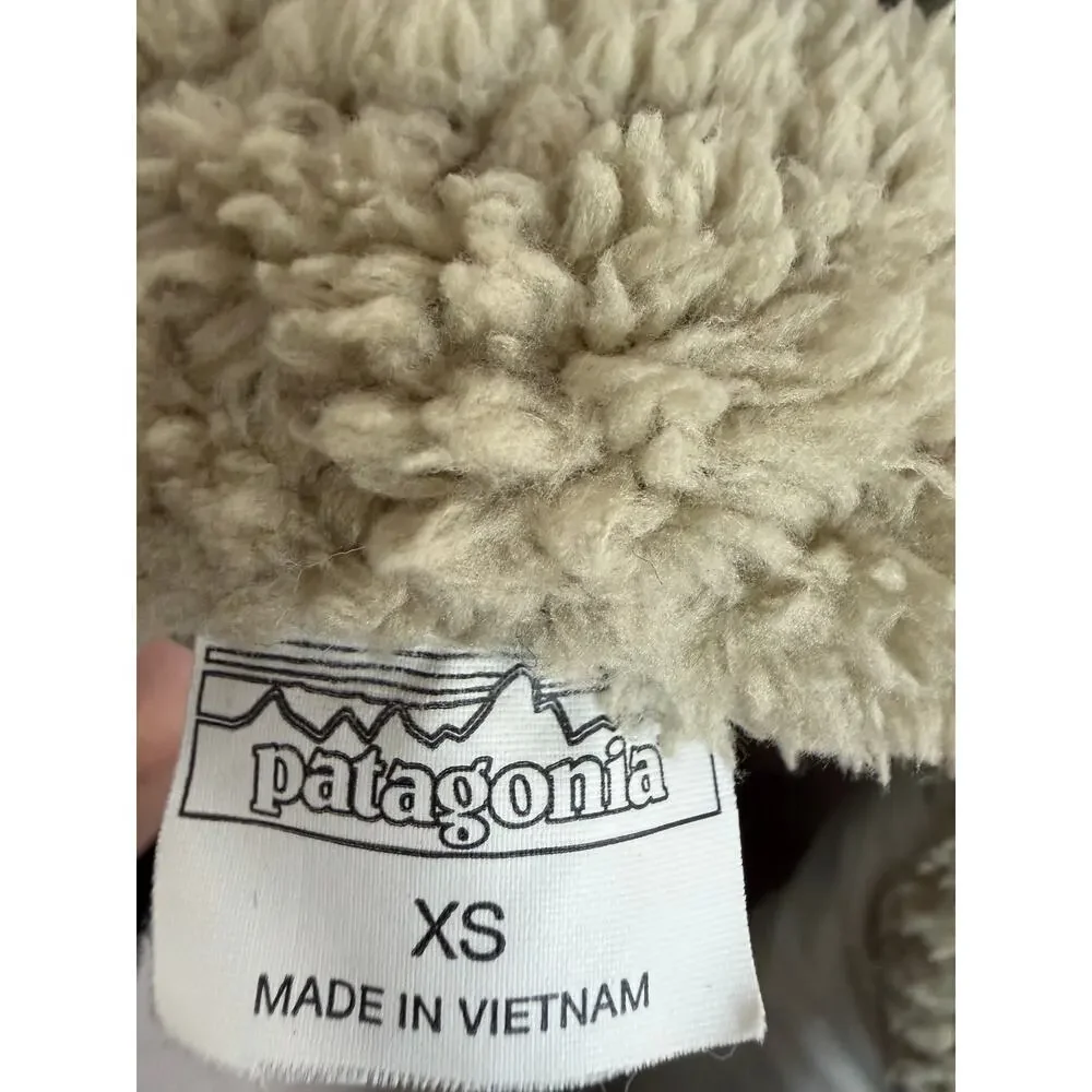 Patagonia Los Gatos Full Zip Reversible Hooded Jacket Beige Cream Womens Size XS - Picture 5 of 10